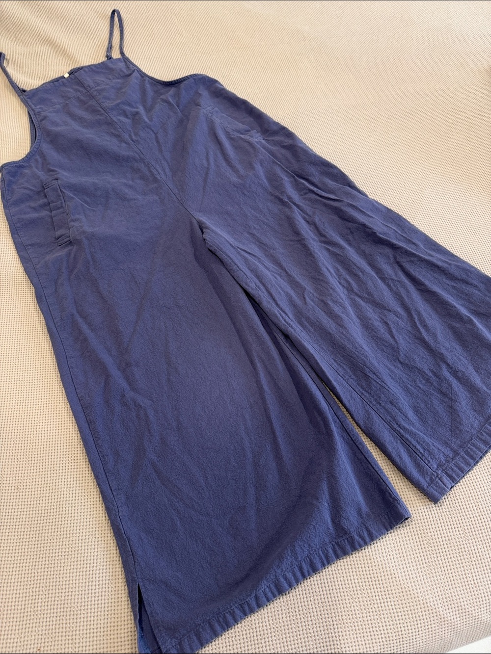 Women's Navy Wide-Leg Jumpsuit